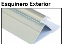 Esquinero Ext 3mm Marmol PVC 2.5m 🔷