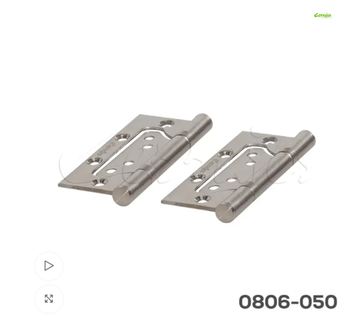 [CM-0806-050] 0806-050 ✅BISAGRA BIOMBO INOXIDABLE Satinada 102x76x2.5mm (4"x3") 